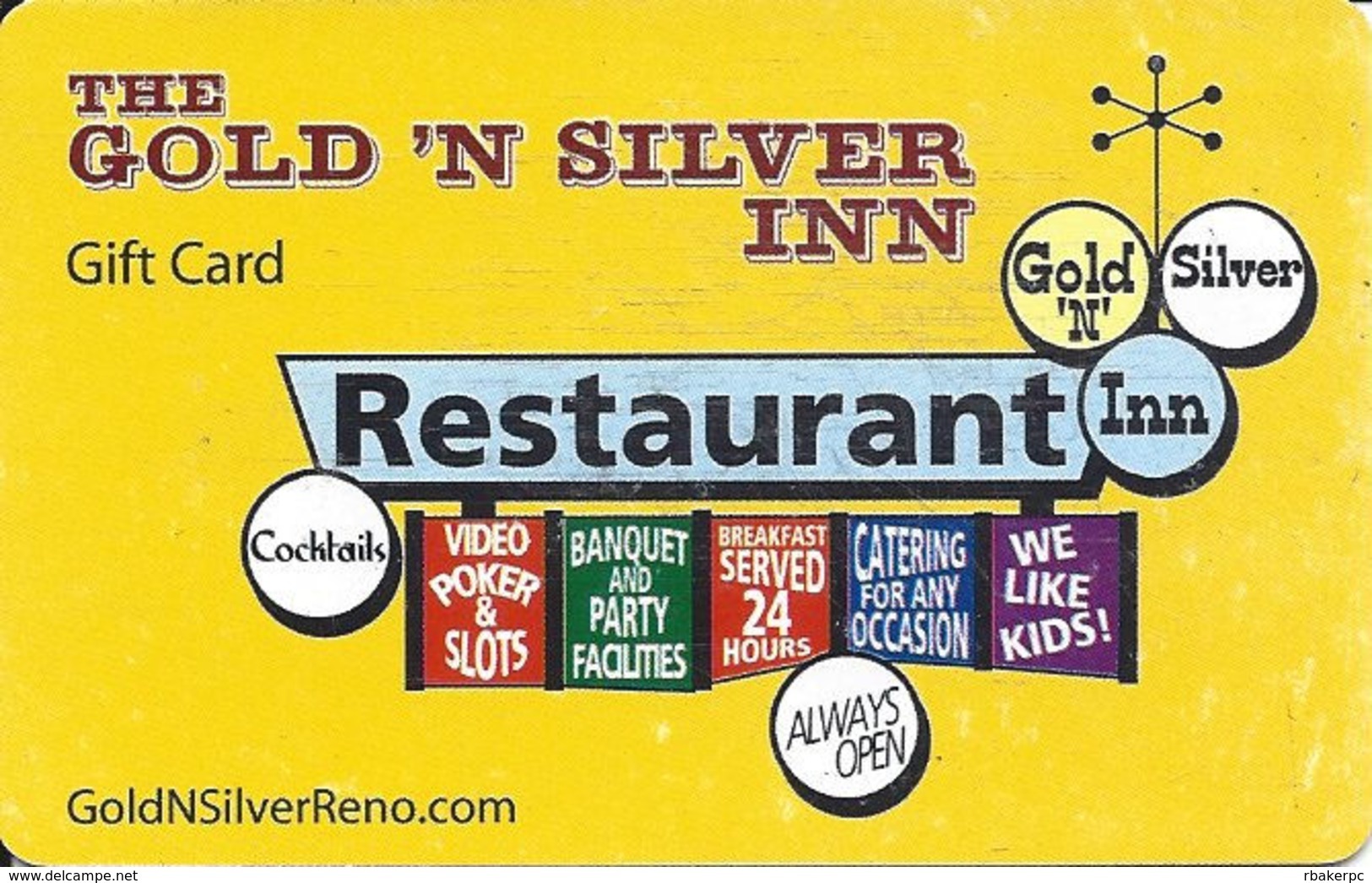 Gold 'n Silver Inn - Reno, NV - Gift Card - Gift Cards