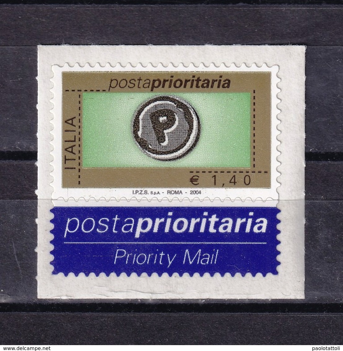 Italy, 2004- Posta Prioritaria. 1,40euro. MintNH - 2001-10: Mint/hinged