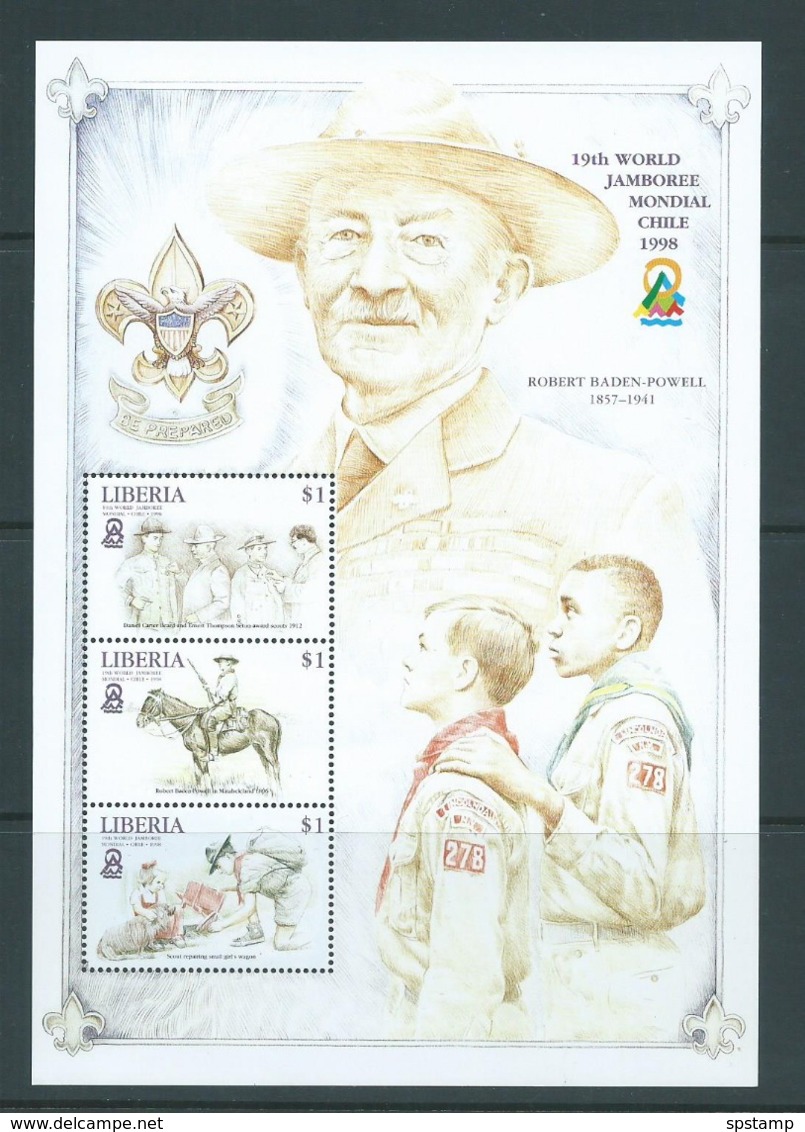 Liberia 1998 Boy Scout Jamboree Miniature Sheet Common Design Series MNH - Liberia