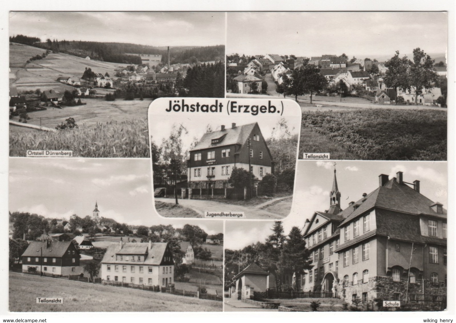 Jöhstadt - S/w Mehrbildkarte 1 - Jöhstadt