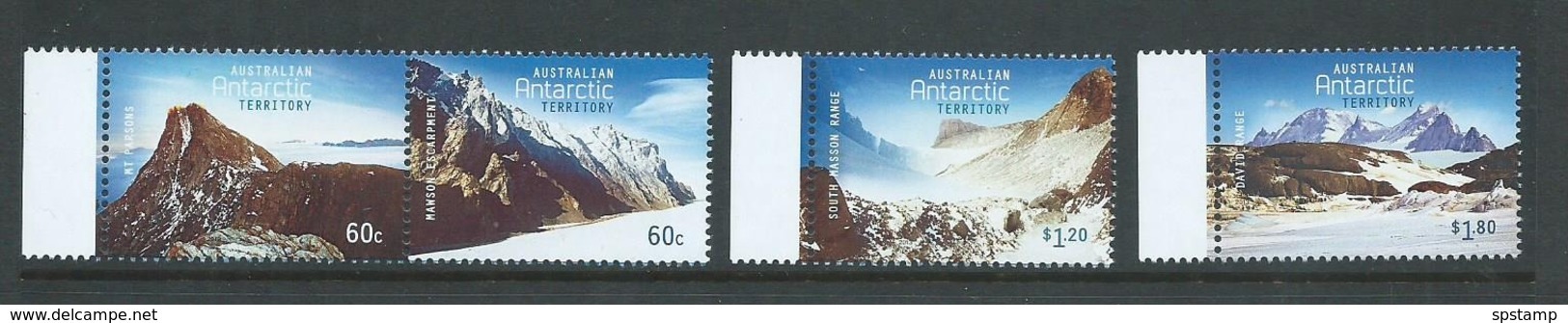 Australian Antarctic Territory 2013 Mountains Set Of 4 MNH - Nuovi