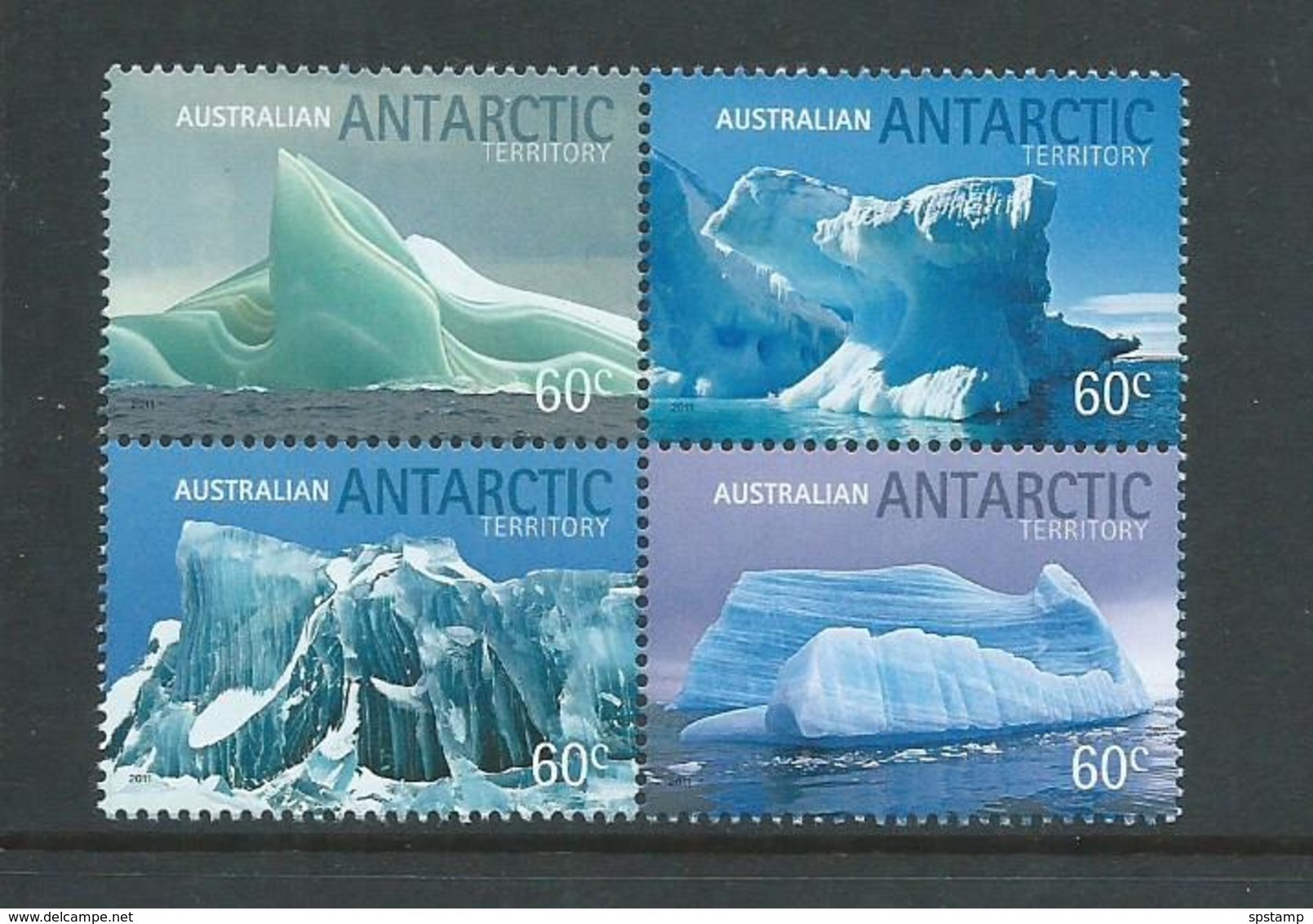 Australian Antarctic Territory 2011 Iceburgs Block Of 4 MNH - Unused Stamps