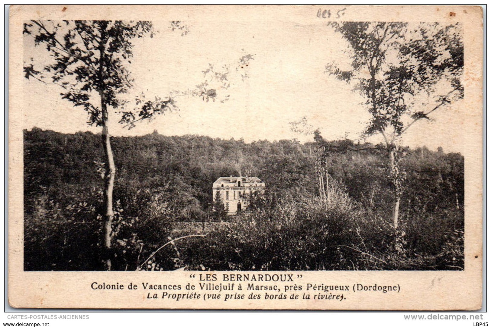 24 MARSAC - Colonie De Vacances De Villejuis, Les Bernardoux - Autres & Non Classés