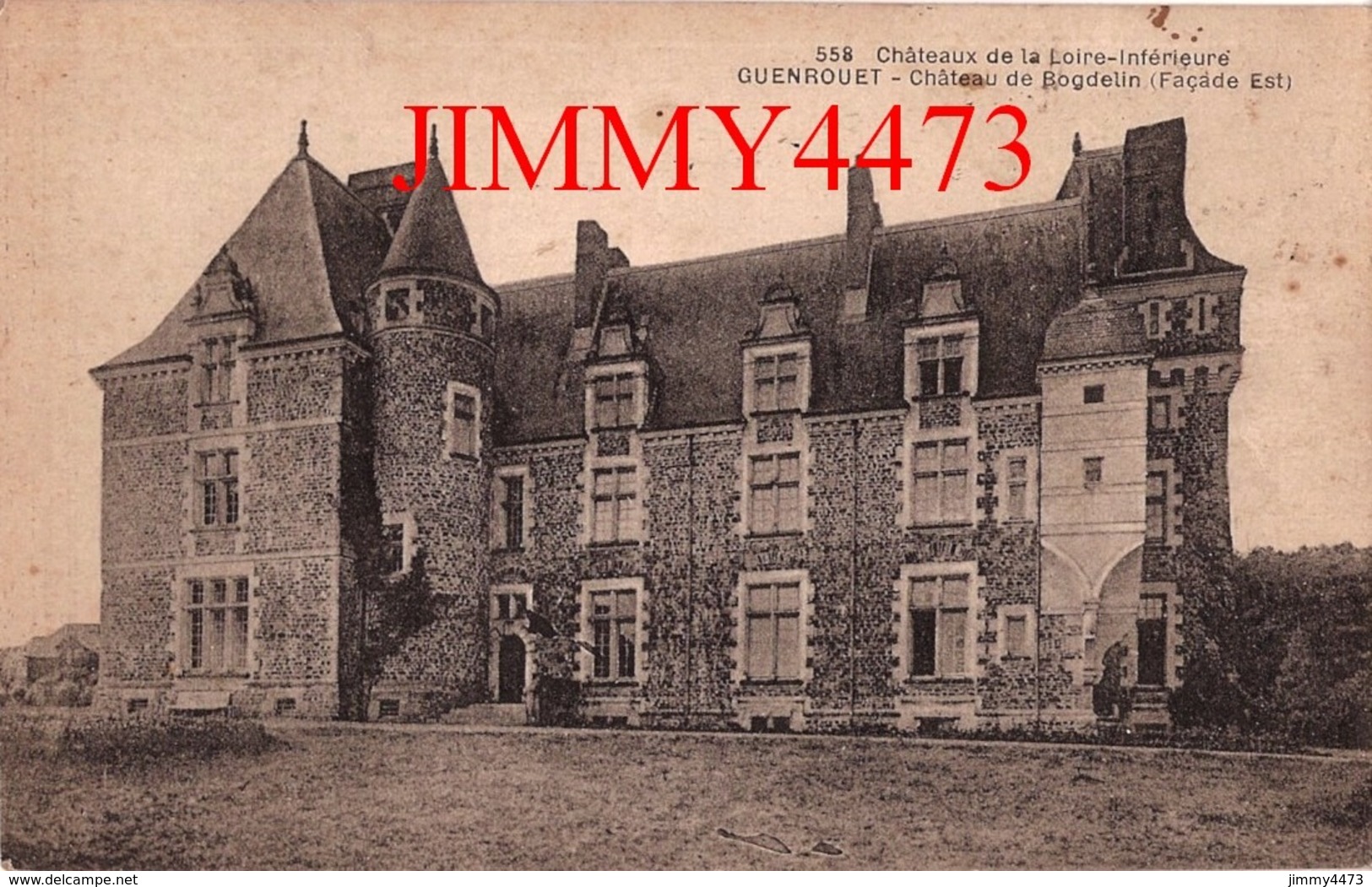 CPA - GUENROUET - Château De Bogdelin ( Façade Est ) 44 Loire Inf. - N° 558 - Imp-Edit. F. Chapeau - Guenrouet