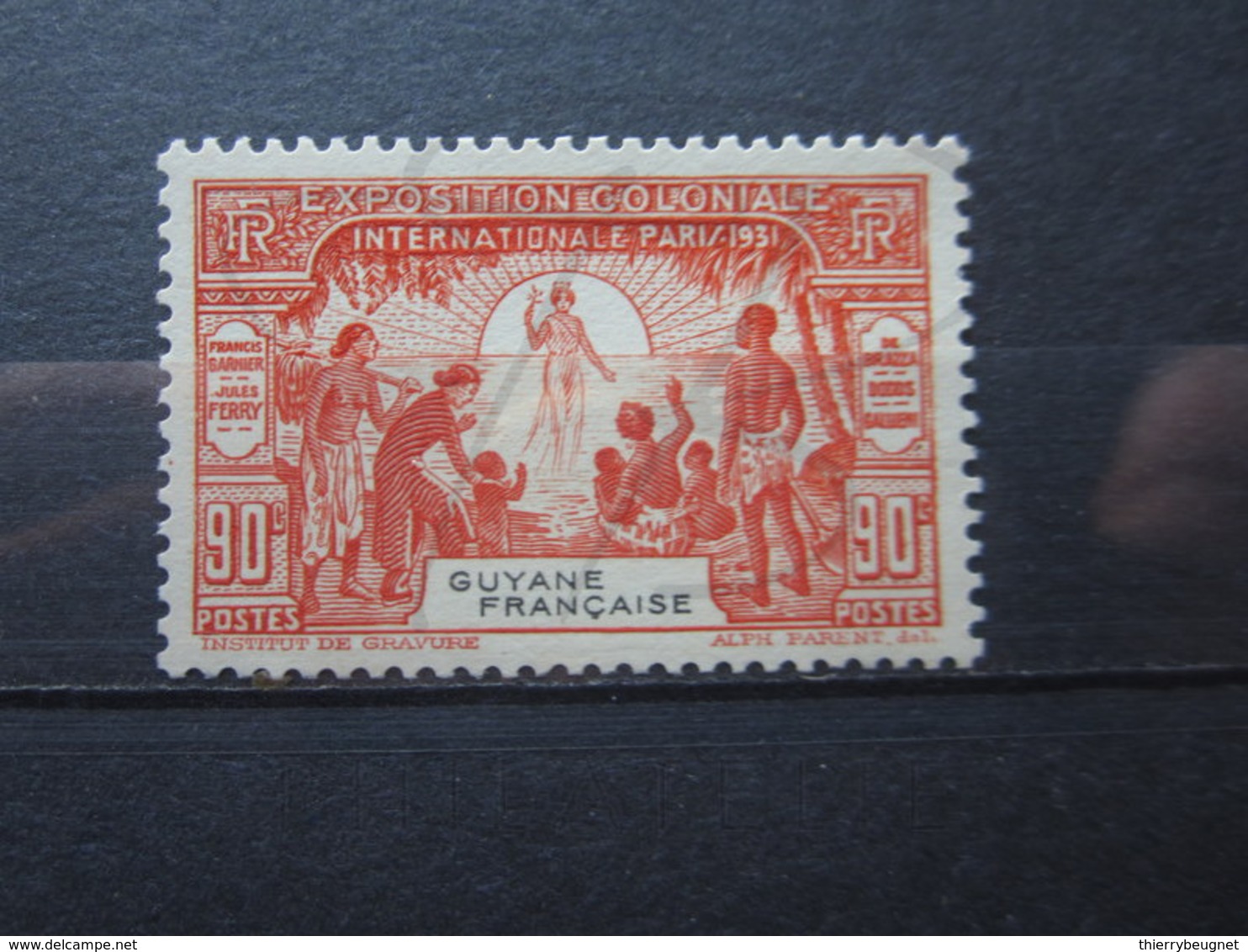 VEND BEAU TIMBRE DE GUYANE N° 135 , X !!! - Neufs