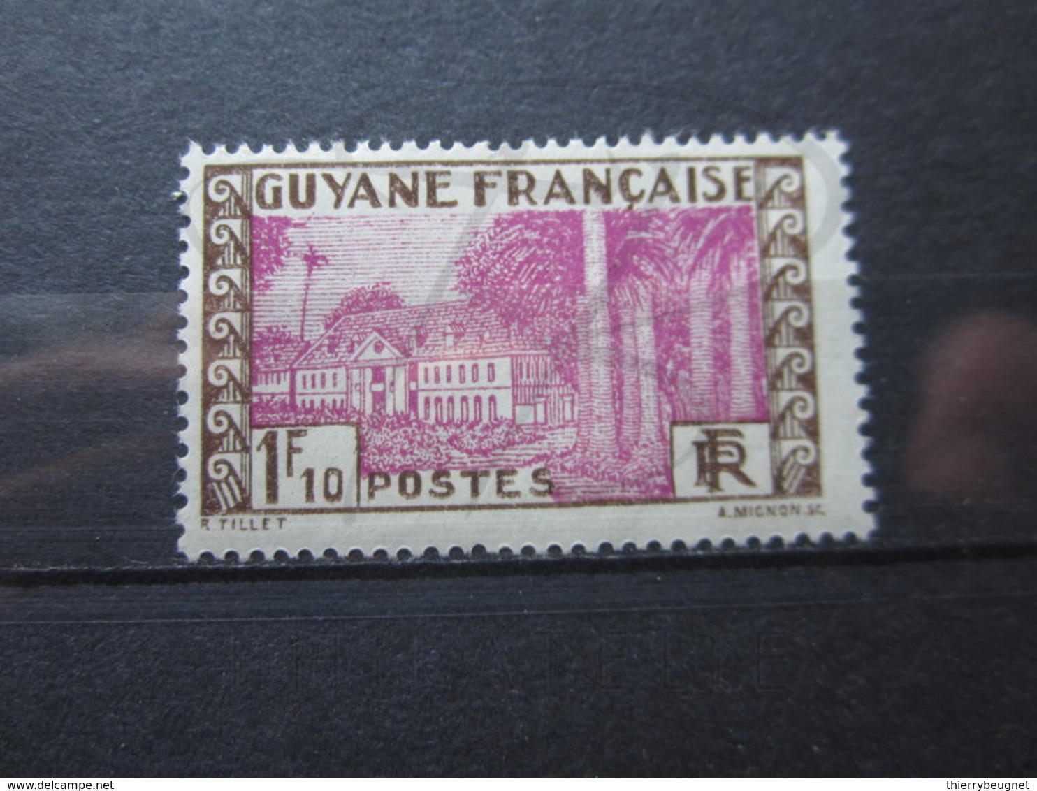 VEND BEAU TIMBRE DE GUYANE N° 126 , X !!! - Neufs