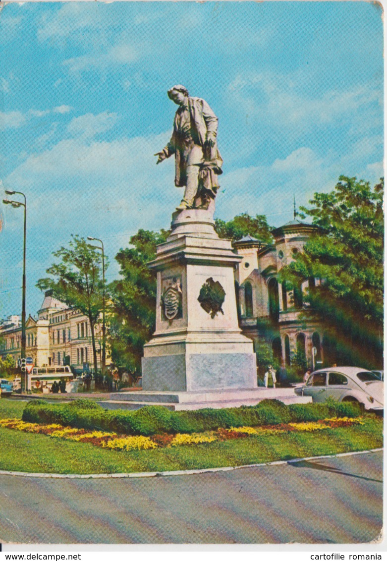 Bucuresti Ion Heliade Radulescu Monument Sculpture Used (ask For Verso) - Monuments