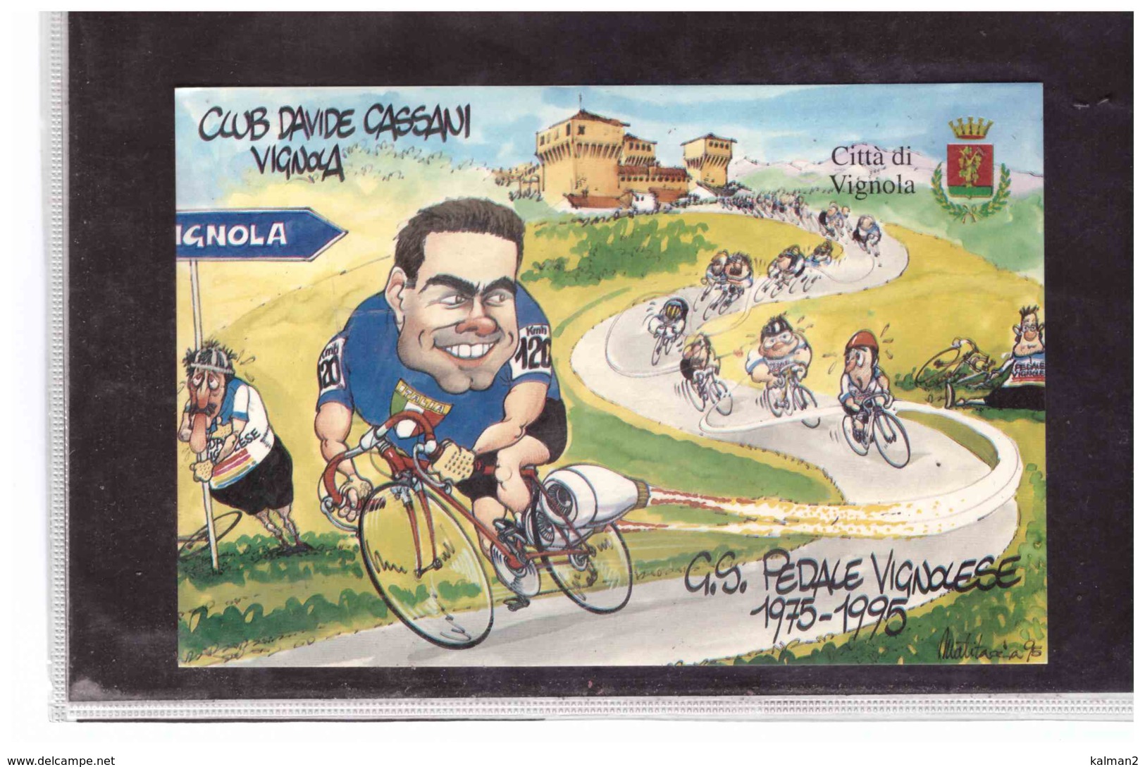 TEM1962   -   VIGNOLA  23.10.1995    /   PEDALE VIGNOLESE  " CLUB DAVIDE CASSANI " - Ciclismo