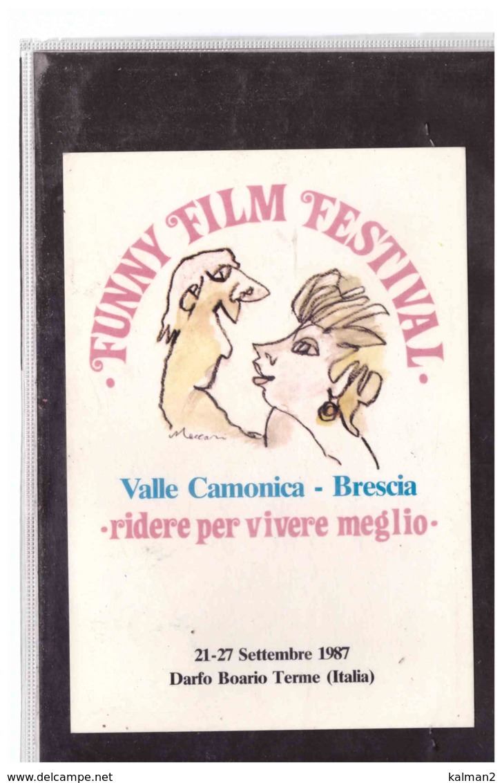TEM2136   -   BOARIO TERME  25.9.1987    /   FUNNY FILM FESTIVAL - Film
