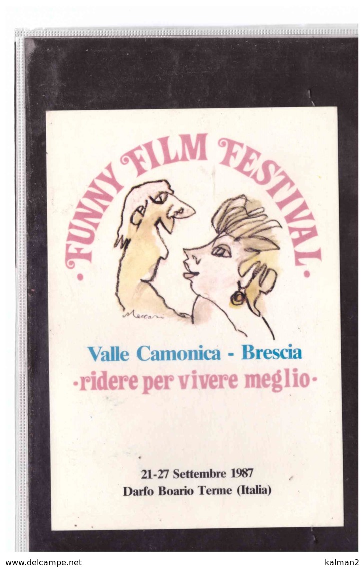 TEM2578   -   BOARIO TERME  26.9.1987    /   FUNNY FILM FESTIVAL - Cinema