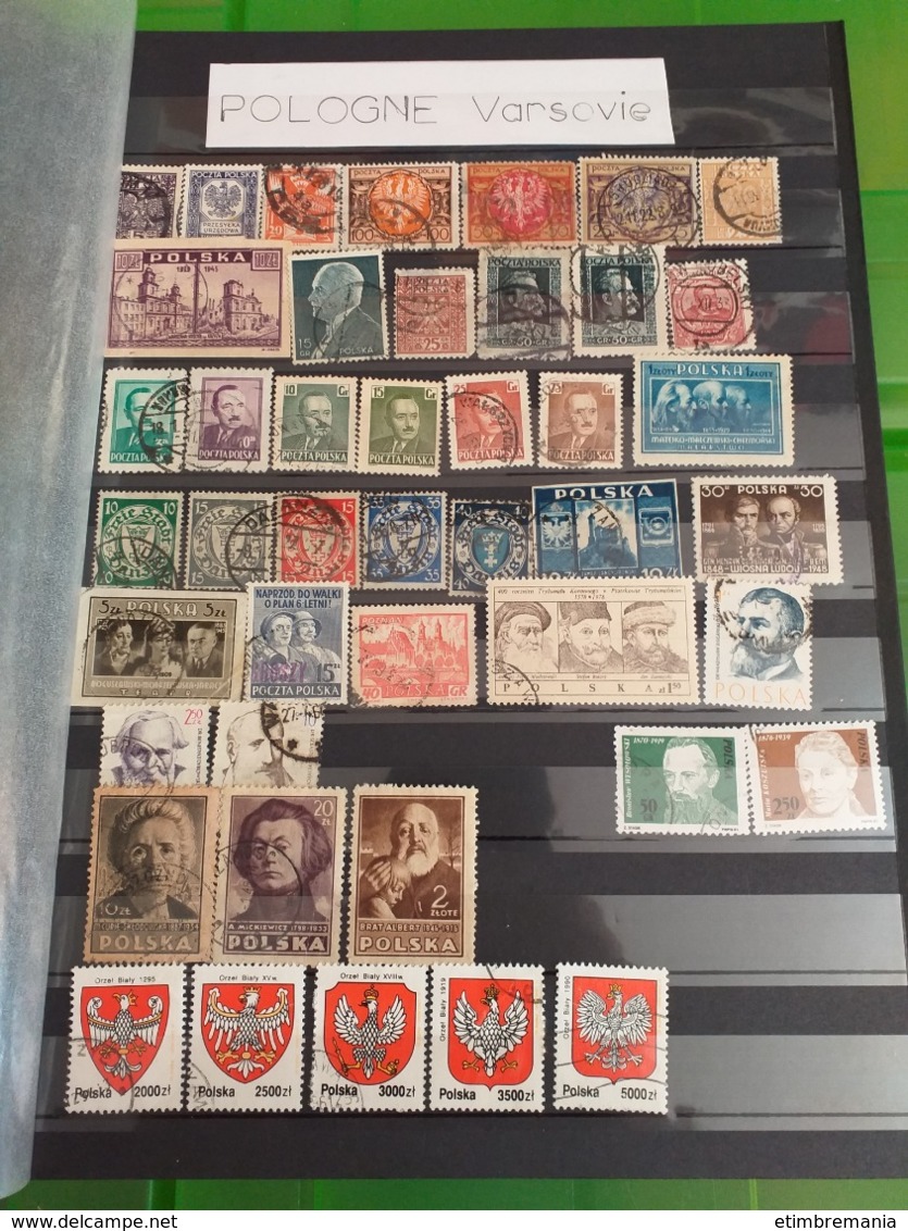 LOT N° E 1028 POLOGNE , Pays Bas , Belgique  Et Divers  N. Ou Obl. - Collezioni (in Album)