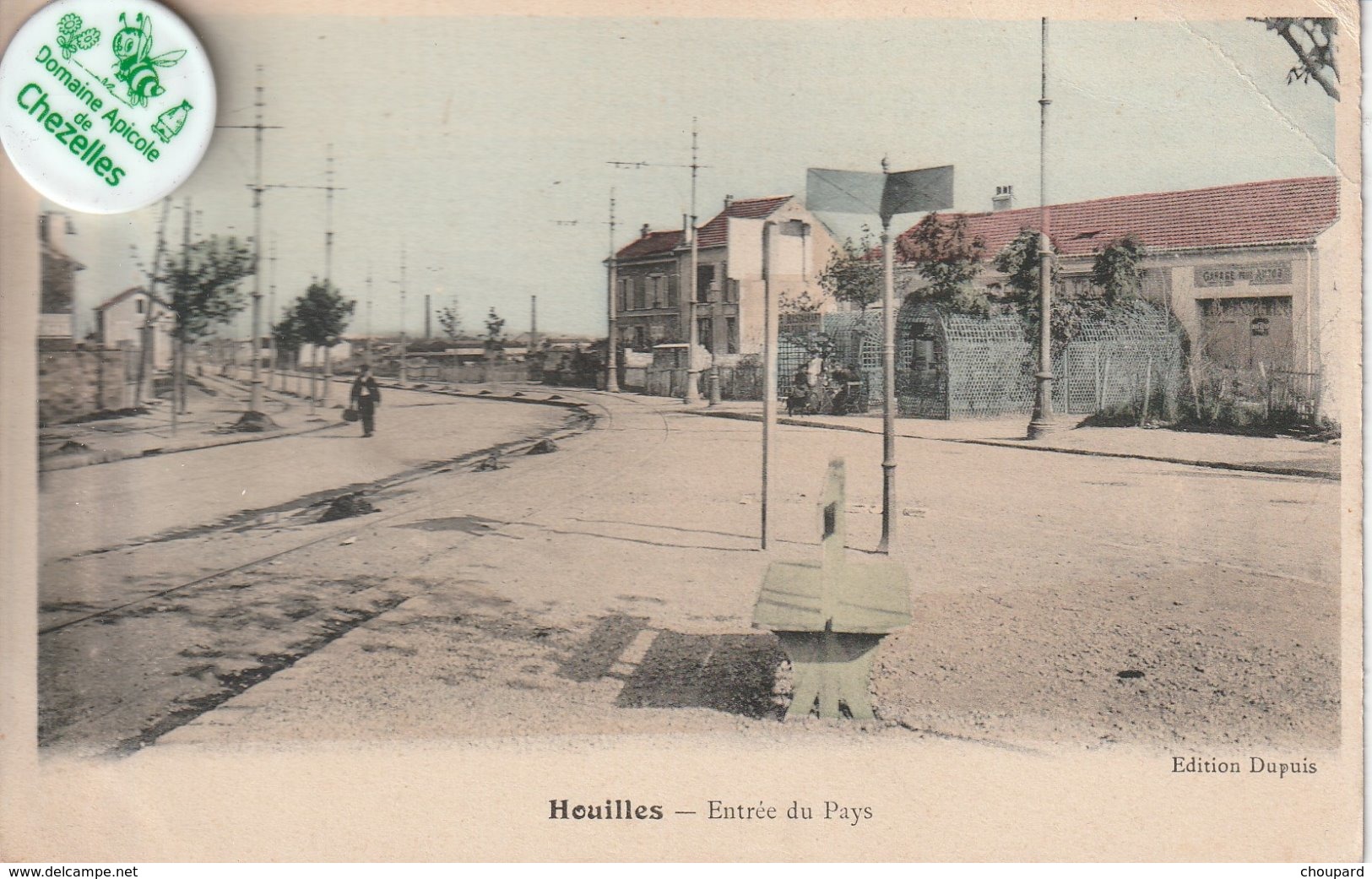 78 - Très Belle Carte Postale Ancienne De  HOUILLES  Entrée Du Pays - Houilles
