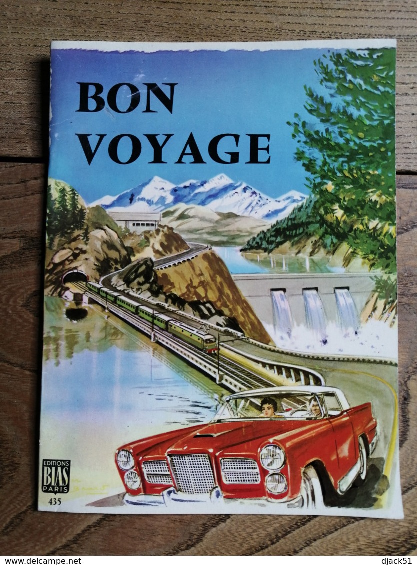 BON VOYAGE / EDITIONS BIAS PARIS / 1963 / Voitures, Avions, Motos, Camions, 24 H du Mans, Camions, Bateaux, Trains, ...