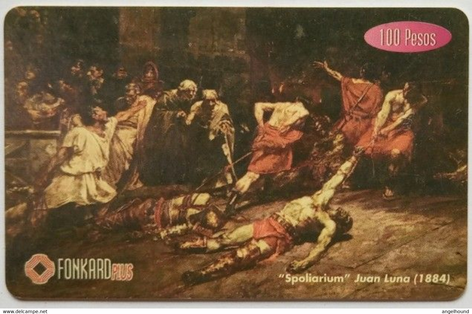 Philippines PLDT 100 Pesos Juan Luna Spoliarium - Filipinas