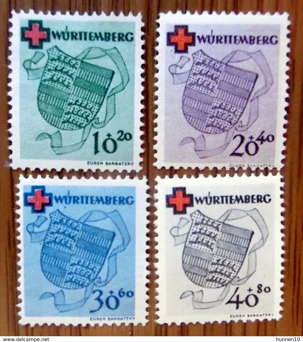 Württemberg, Michel 40-43, Unbenutzt Ohne Gummi - Other & Unclassified