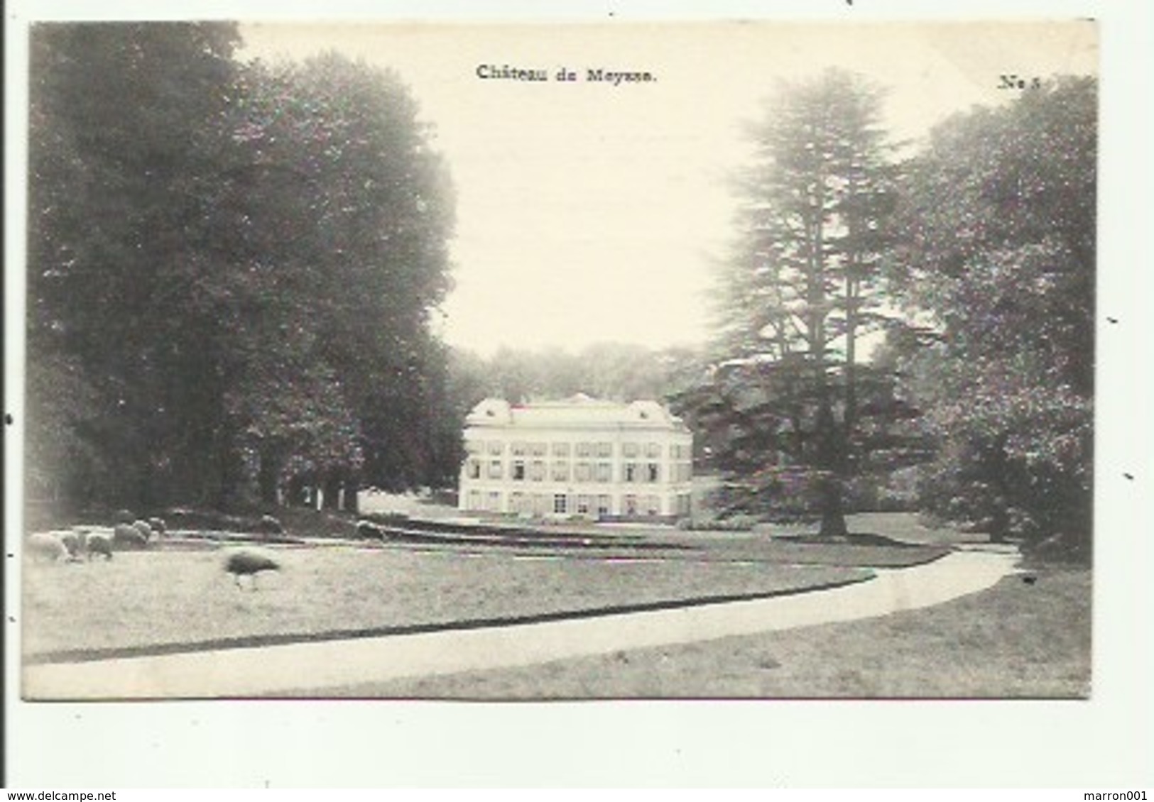 Meise - Chateau De Meysse, Nr 5( 2 Scans) Verzonden - Meise