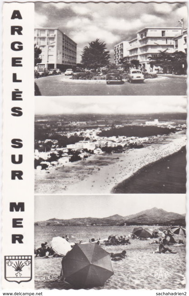 66. Pf. Souvenir D'ARGELES-SUR-MER. 3 Vues. 2040 - Argeles Sur Mer