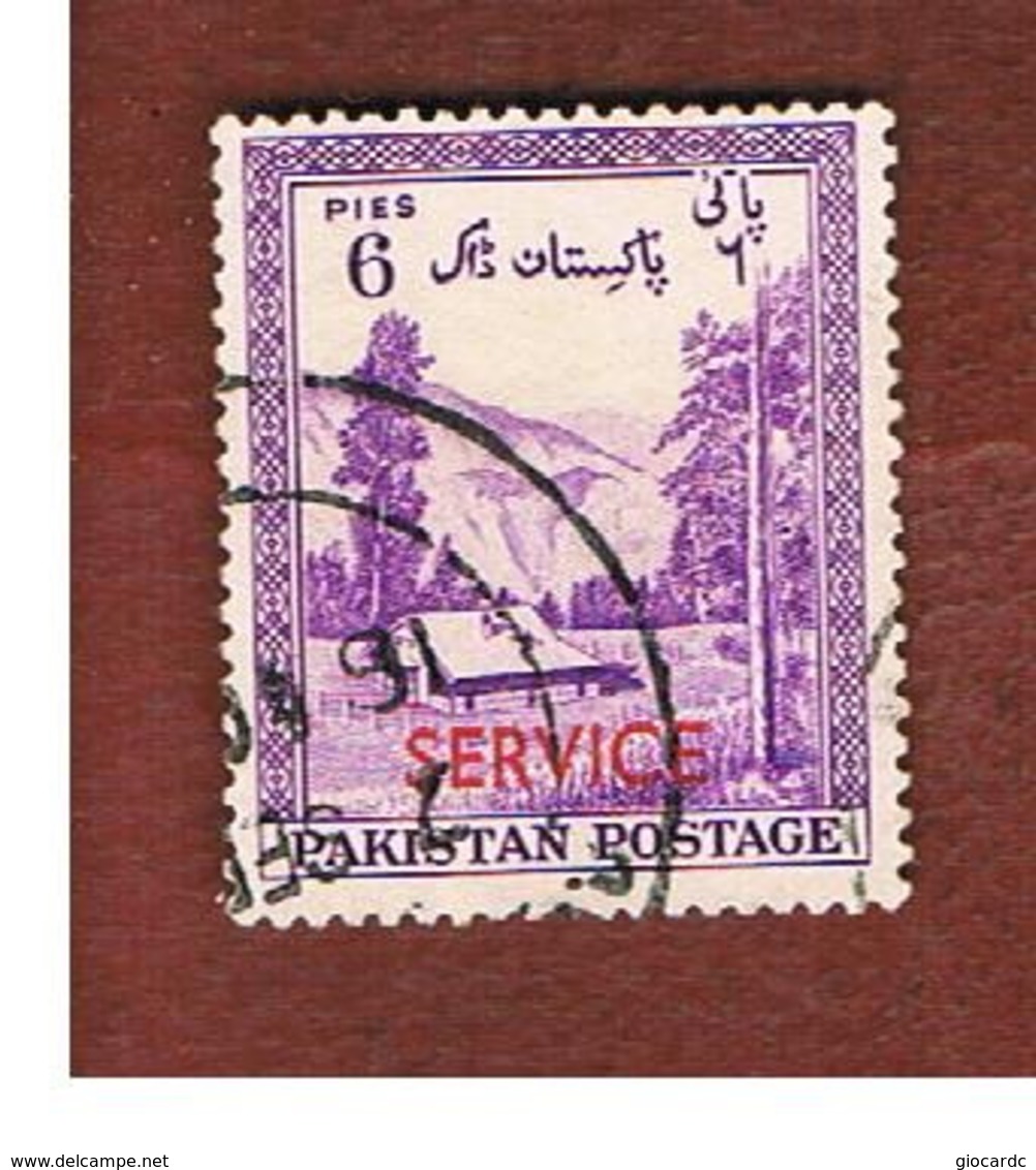 PAKISTAN  -  SG O53  -  1954 OFFICIAL STAMP: LANDSCAPE (OVERPRINTED)    -  USED ° - Pakistan