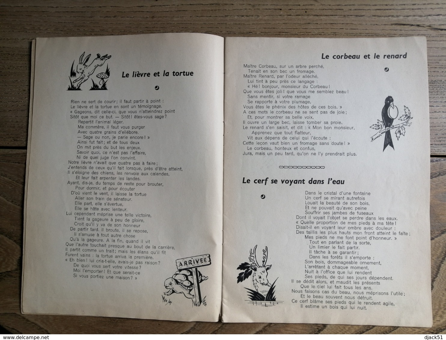 1958 - FABLES CHOISIES - J. GOUPPY - Other & Unclassified