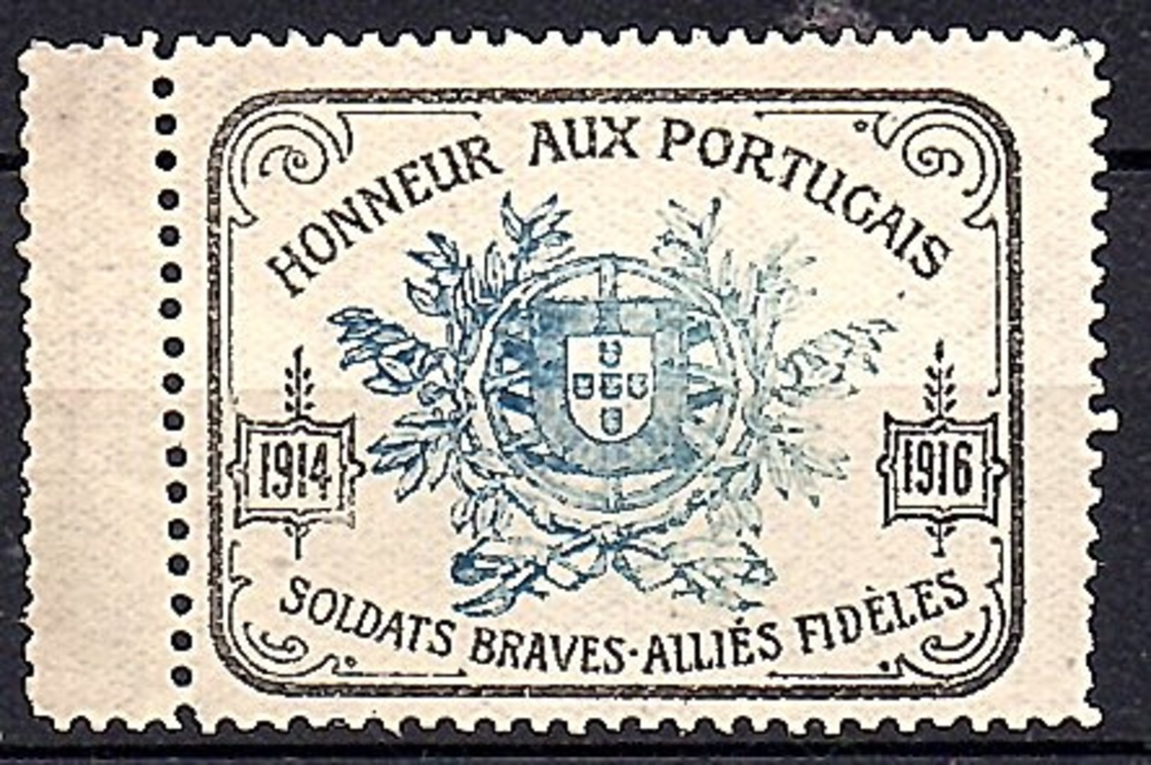 1916 WW II French Thank The Portuguese For Assistance In The War MNH (701) - Neufs