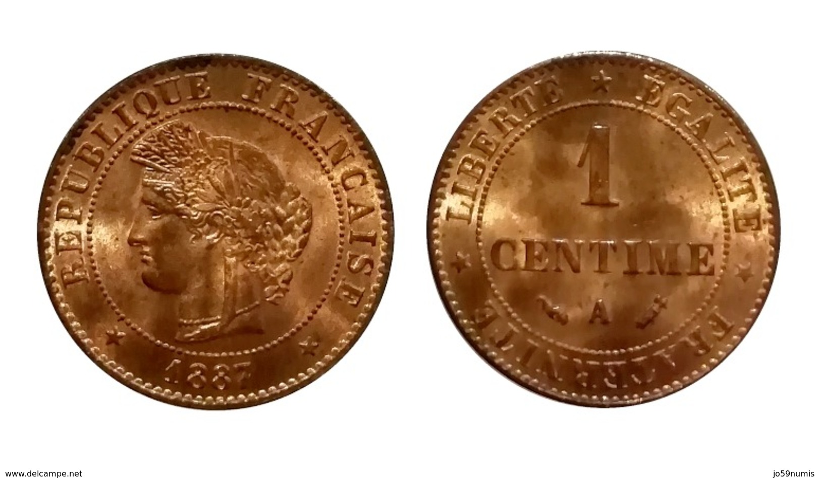 1 Centime Cérès 1887 A (Paris) - Otros & Sin Clasificación