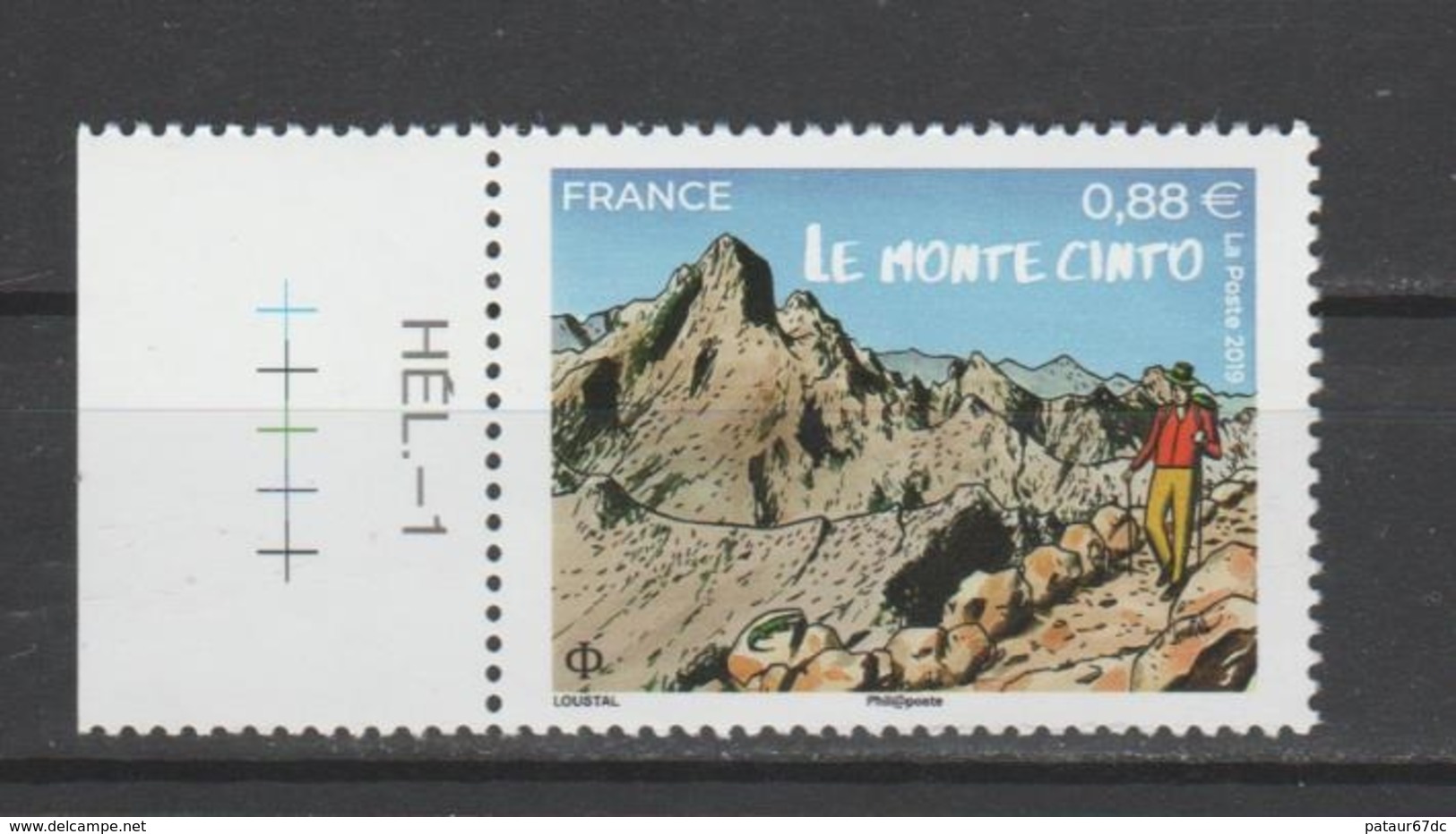 FRANCE / 2019 / Y&T N° 5343 ** : Monte Cinto (Corse) X 1 BdF G Avec N° De Presse - Nuevos