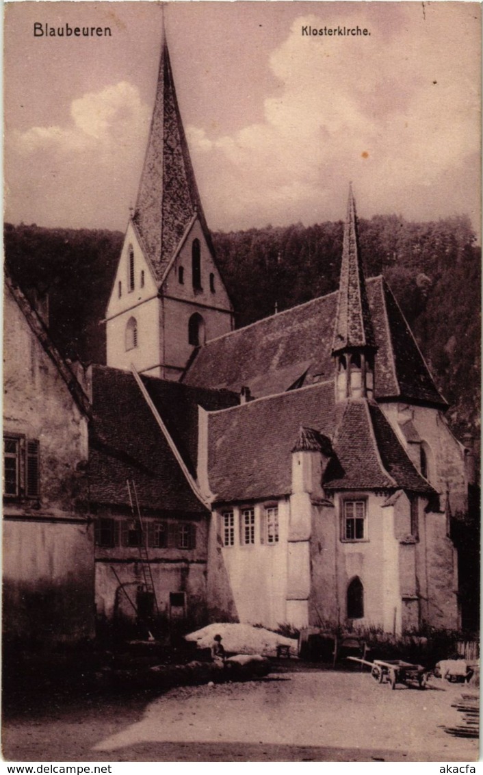 CPA AK Blaubeuren Klosterkirche GERMANY (897356) - Blaubeuren