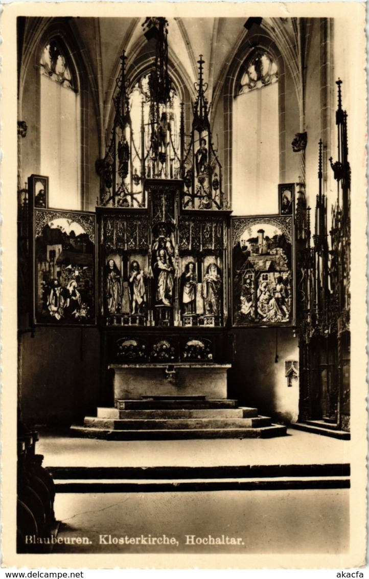 CPA AK Blaubeuren Klosterkirche, Hochaltar GERMANY (897359) - Blaubeuren