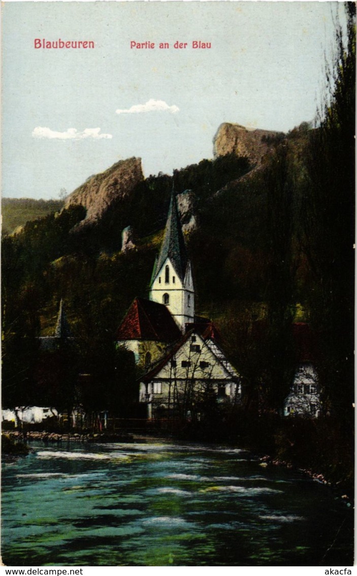 CPA AK Blaubeuren Partie An Der Blau GERMANY (897384) - Blaubeuren