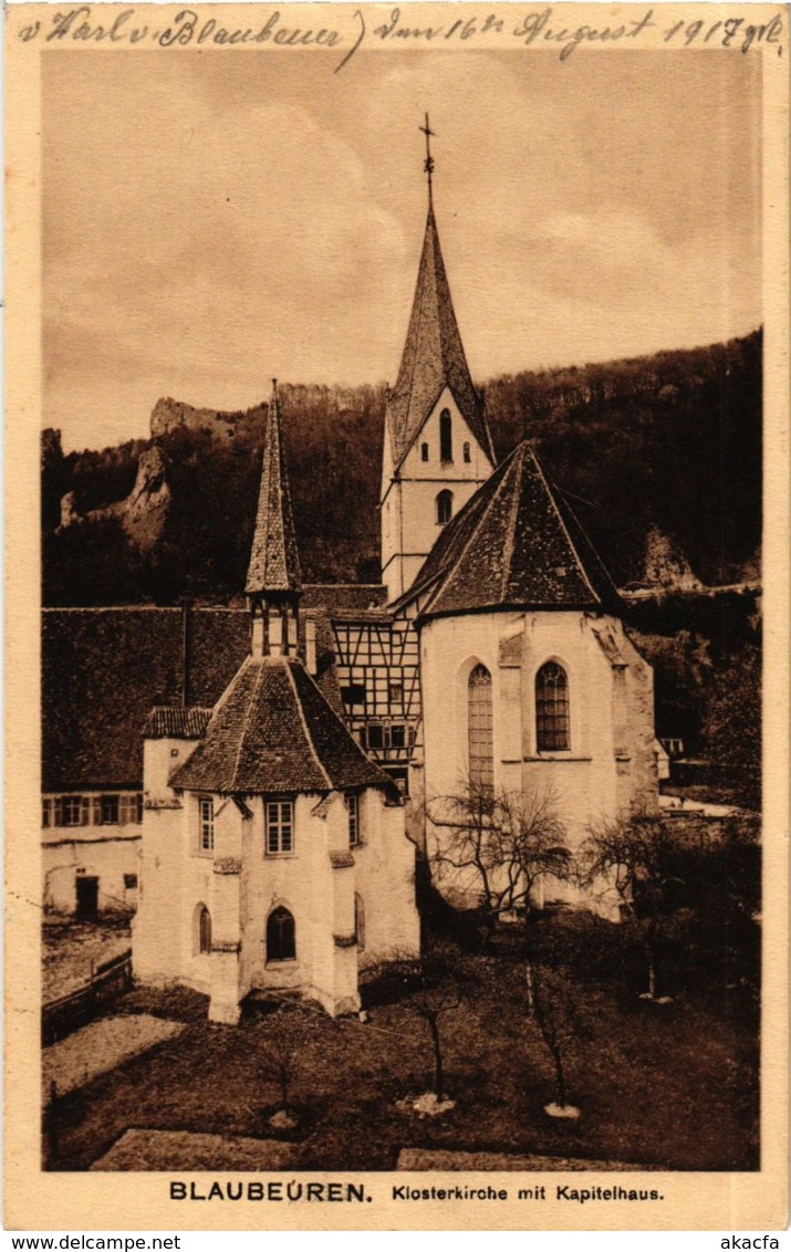 CPA AK Blaubeuren Klosterkirche Mit Kapitelhaus GERMANY (897395) - Blaubeuren