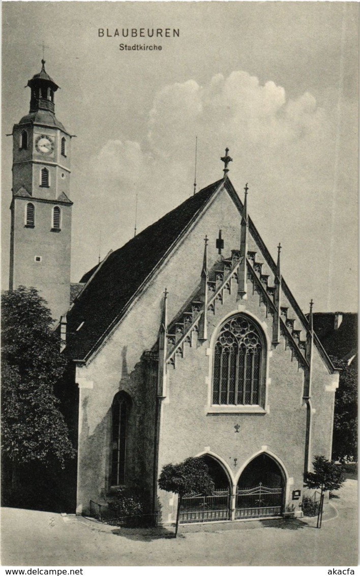 CPA AK Blaubeuren Stadtkirche GERMANY (897399) - Blaubeuren