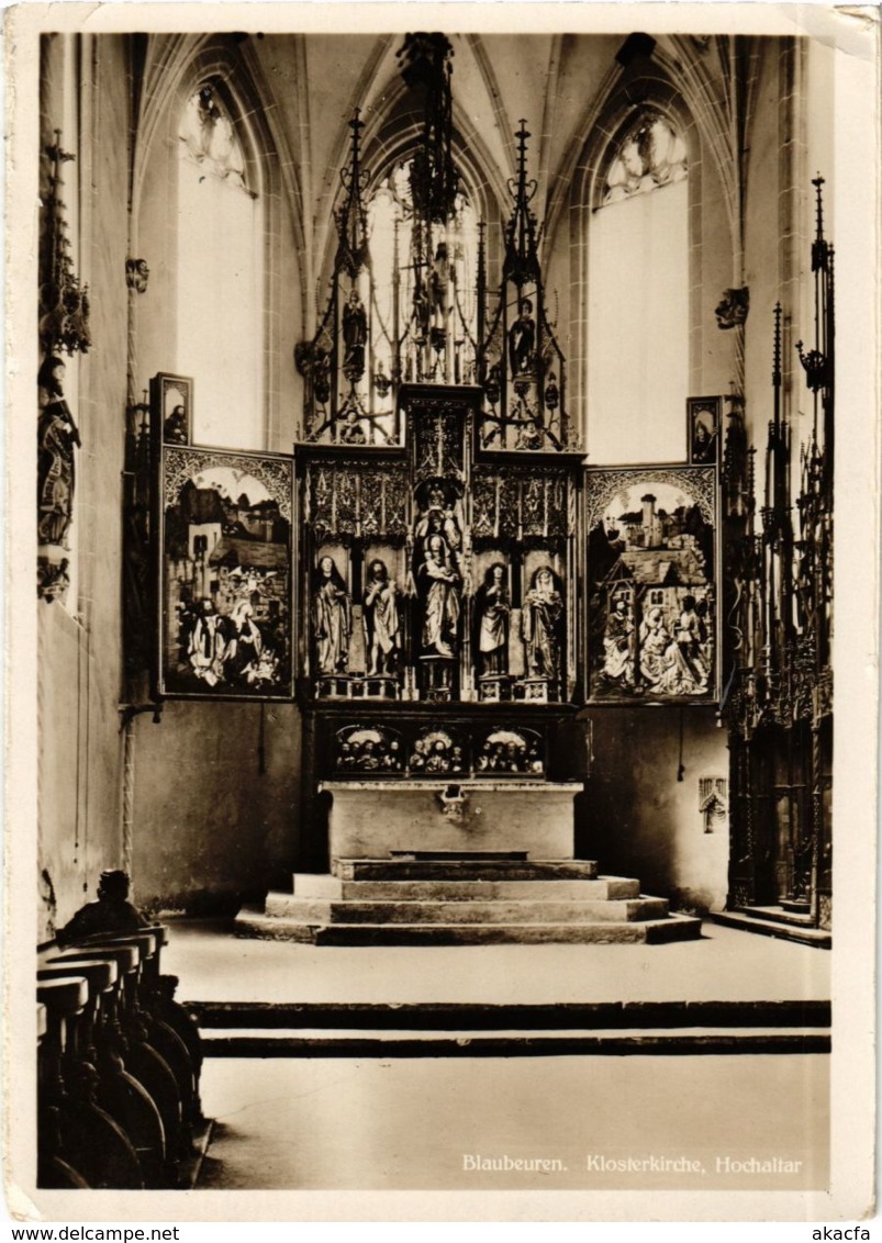 CPA AK Blaubeuren Klosterkirche, Hochaltar GERMANY (897403) - Blaubeuren