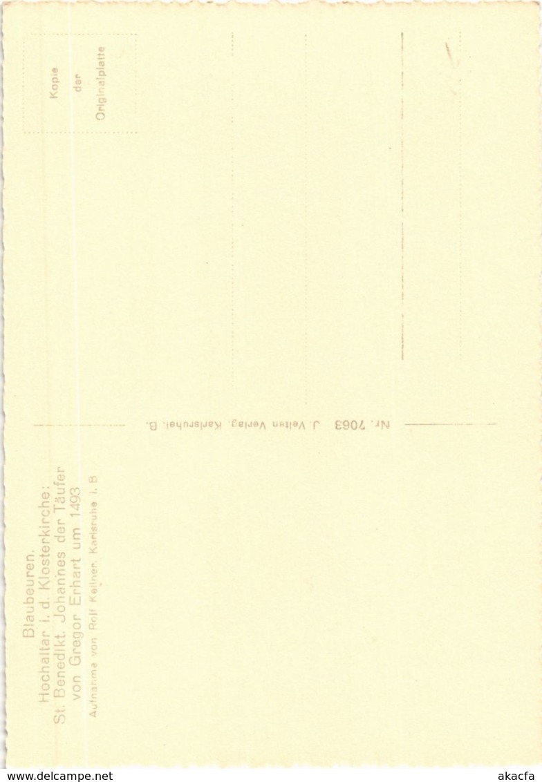 CPA AK Blaubeuren Hochaltar GERMANY (897412) - Blaubeuren