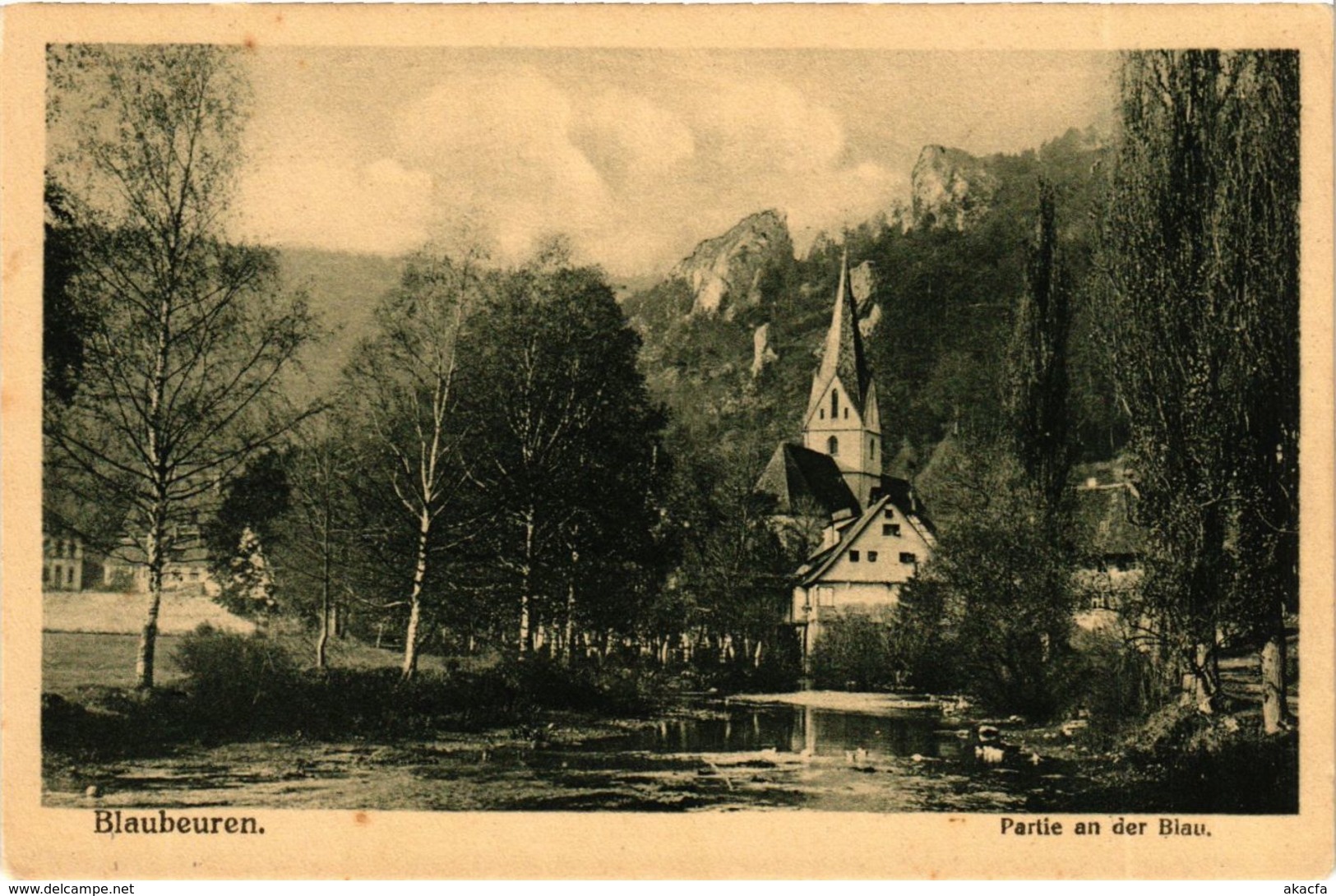 CPA AK Blaubeuren Partie An Der Blau GERMANY (897425) - Blaubeuren