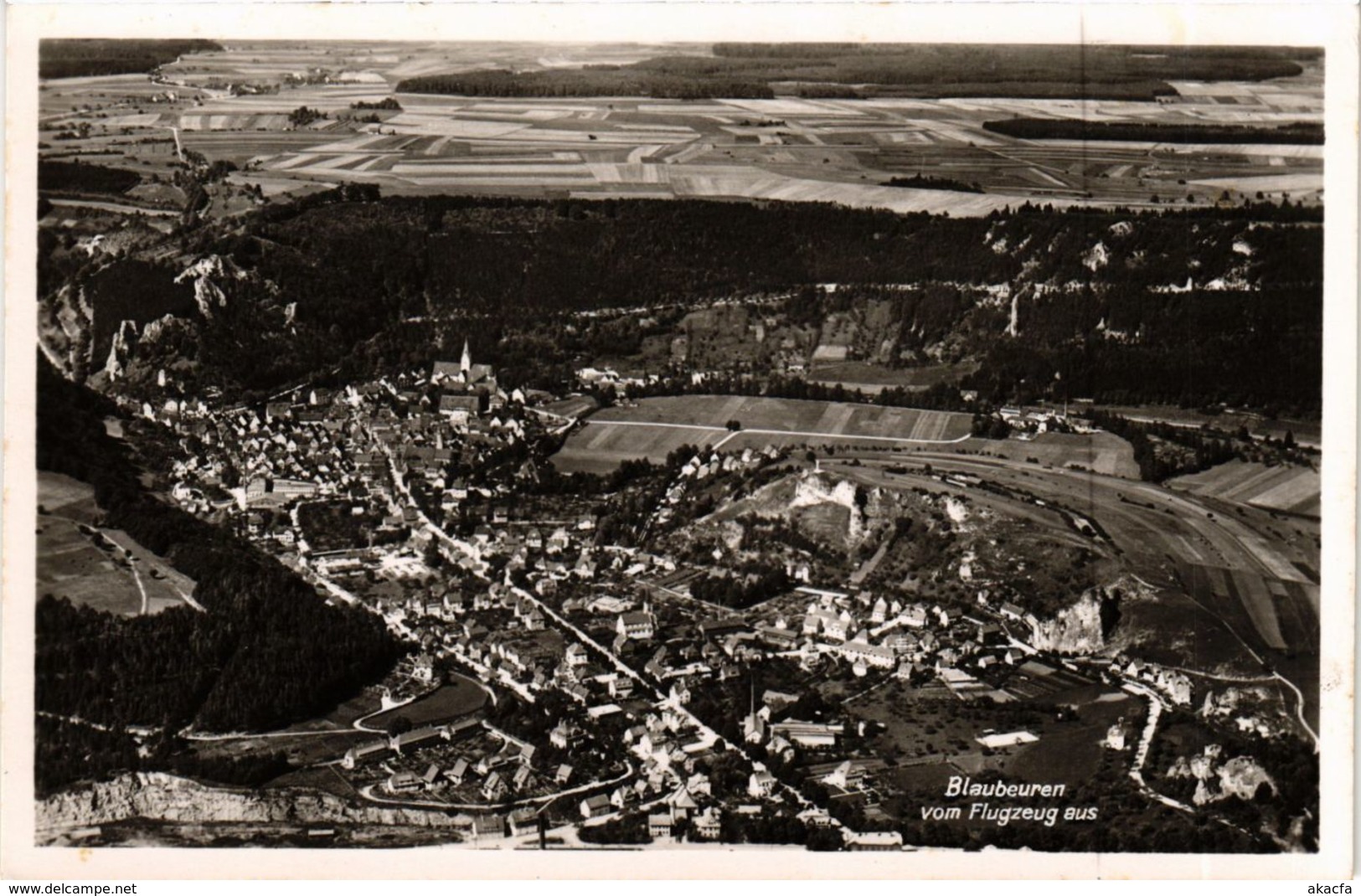 CPA AK Blaubeuren Vom Flugzeug Aus GERMANY (897455) - Blaubeuren