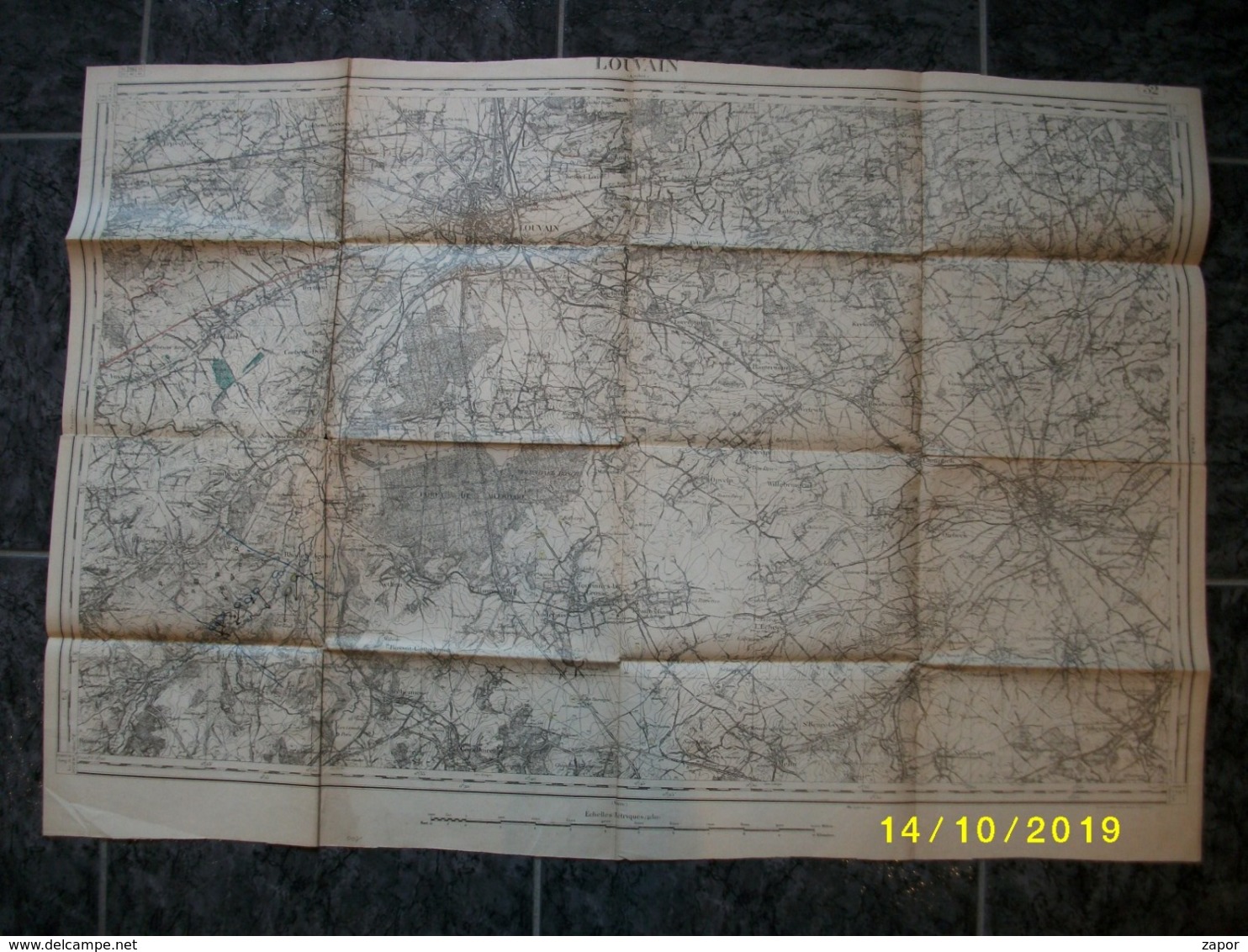 Topografische / Stafkaart Van Leuven (Tienen - Wilsele - Everberg - Huldenberg) - Topographical Maps