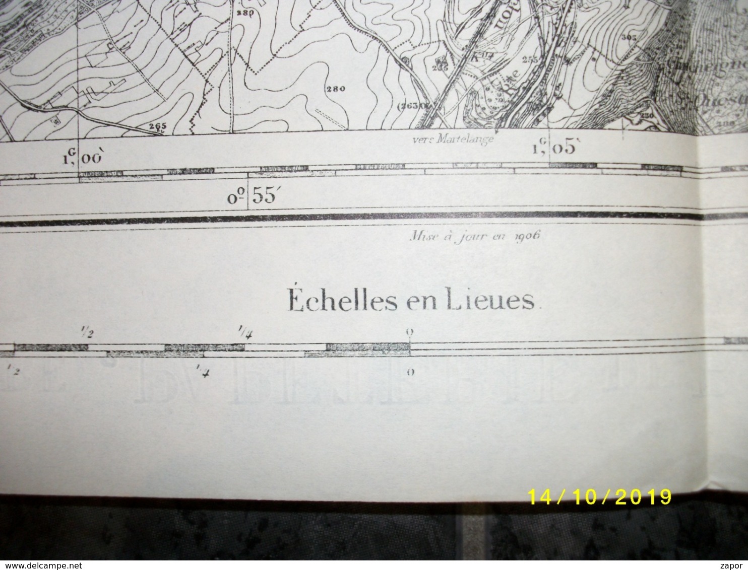 Carte Topographique De Marche (Hamois - Porcheresse - Leignon - Custinne) - Topographical Maps