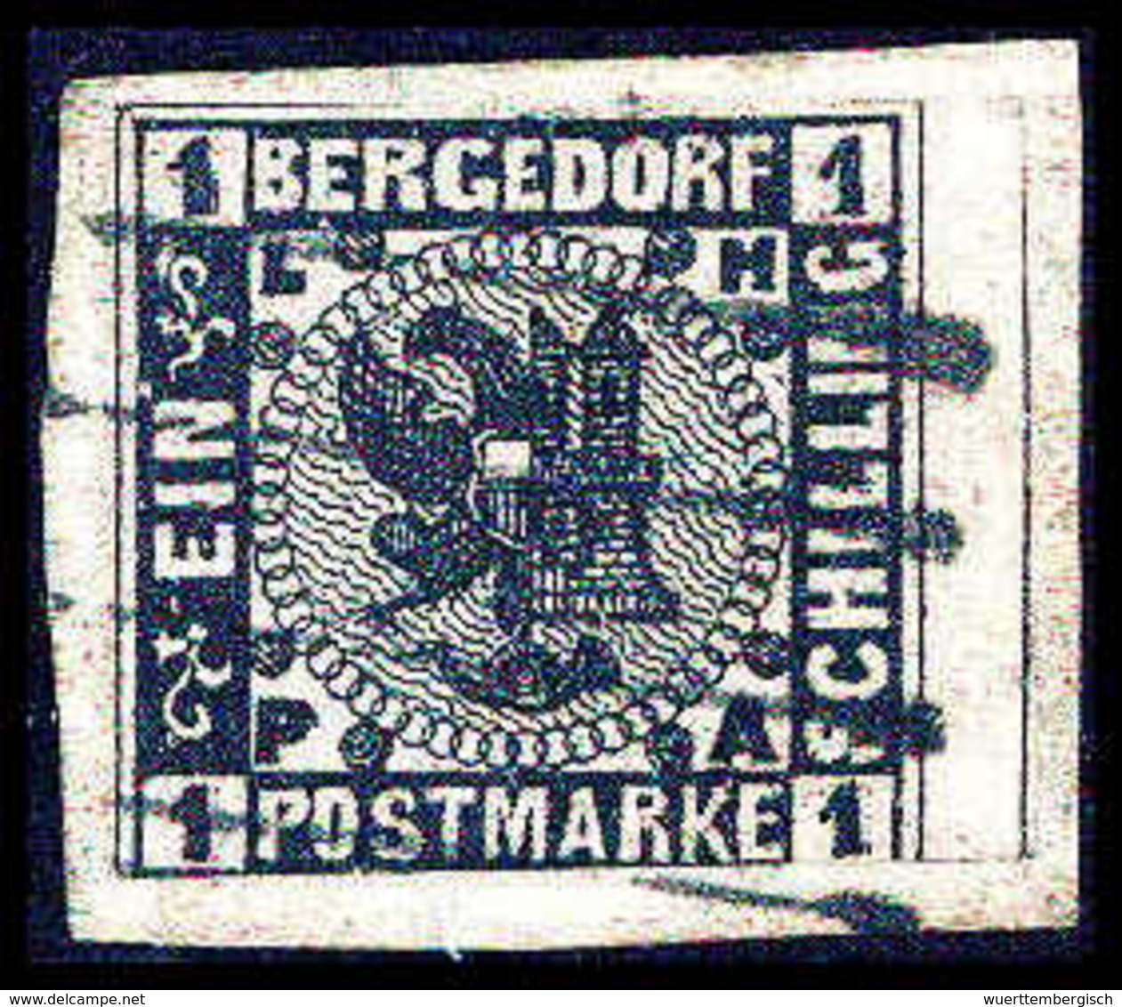 Briefst. Altdeutschland Bergedorf - Other & Unclassified