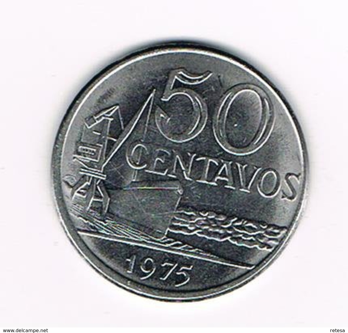 //  BRAZILIE  50 CENTAVOS  1975 - Brésil