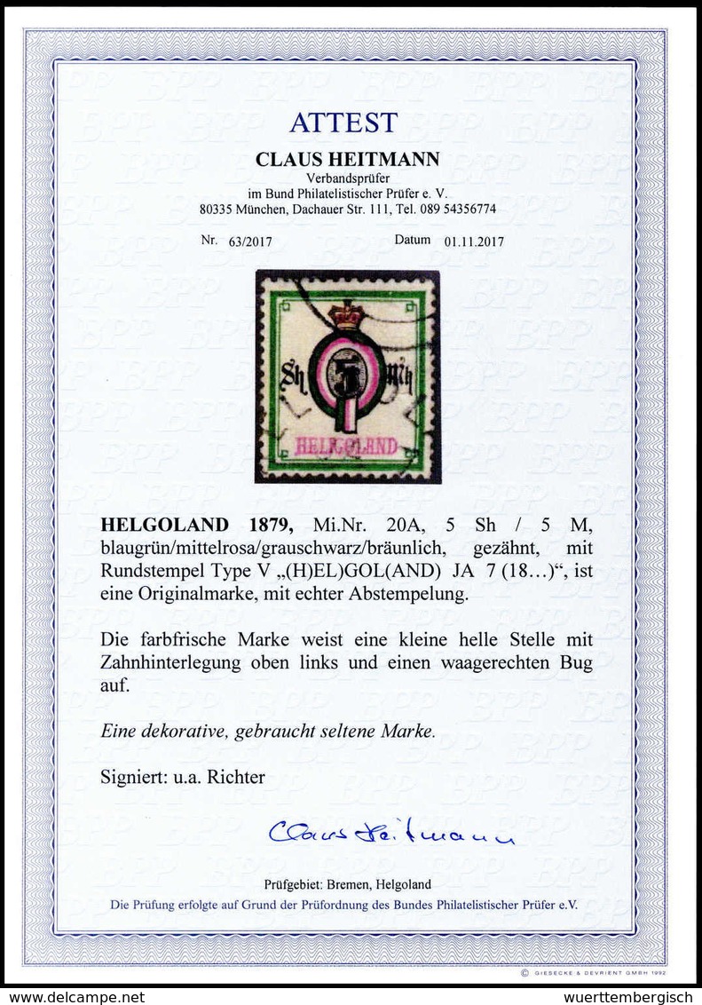 Gest. Altdeutschland Helgoland - Other & Unclassified