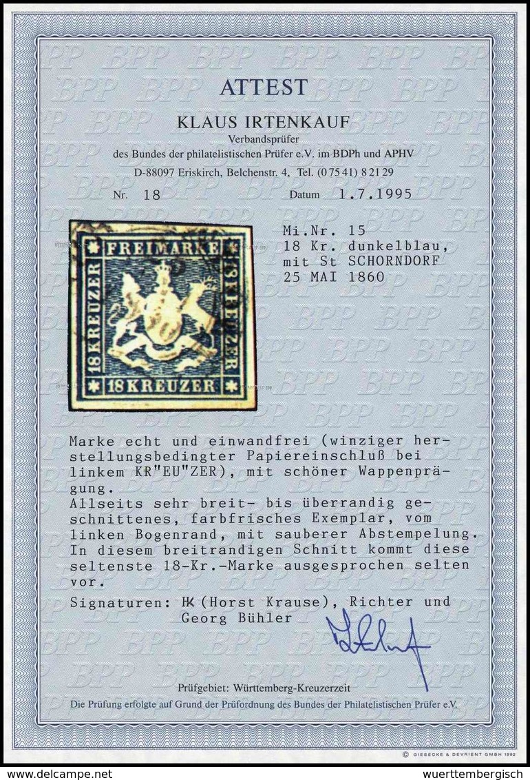 Gest. Altdeutschland Württemberg - Other & Unclassified