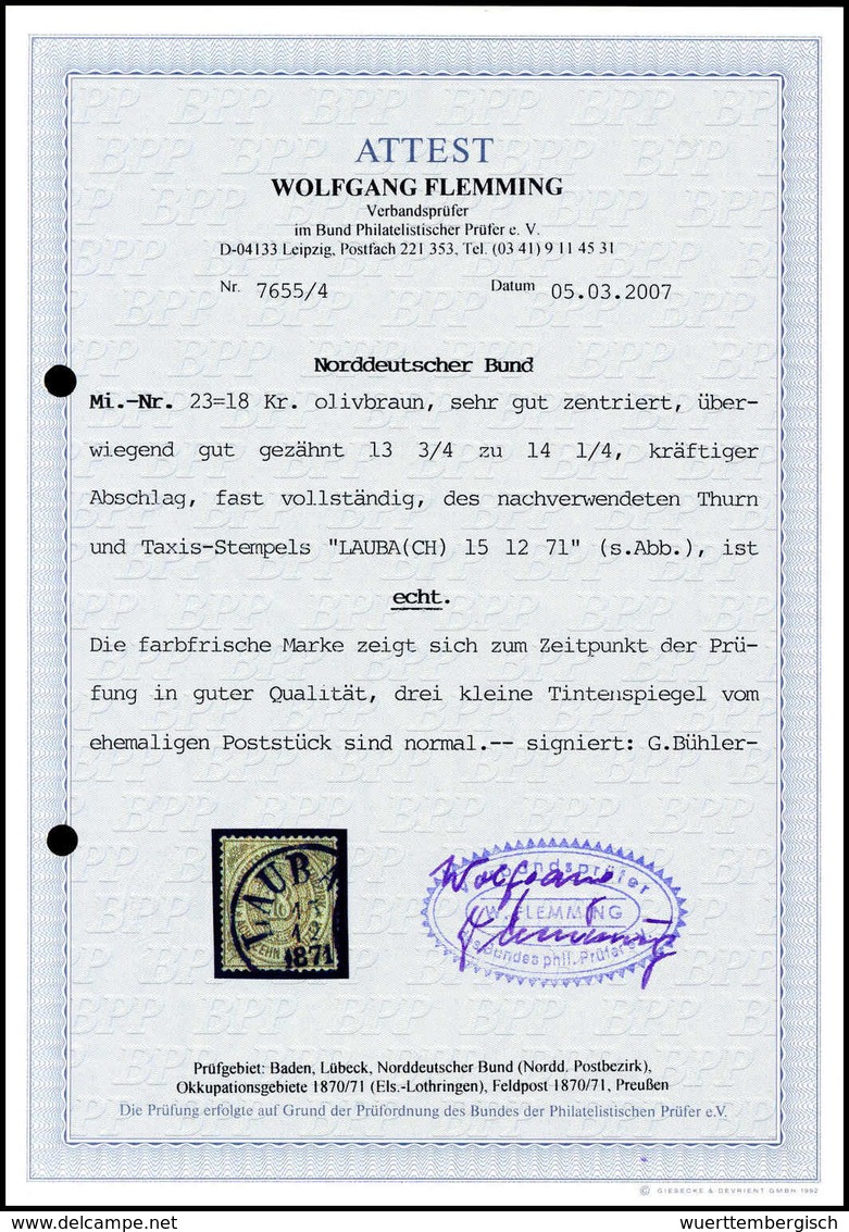 Gest. Altdeutschland Norddeutscher Postbezirk - Other & Unclassified