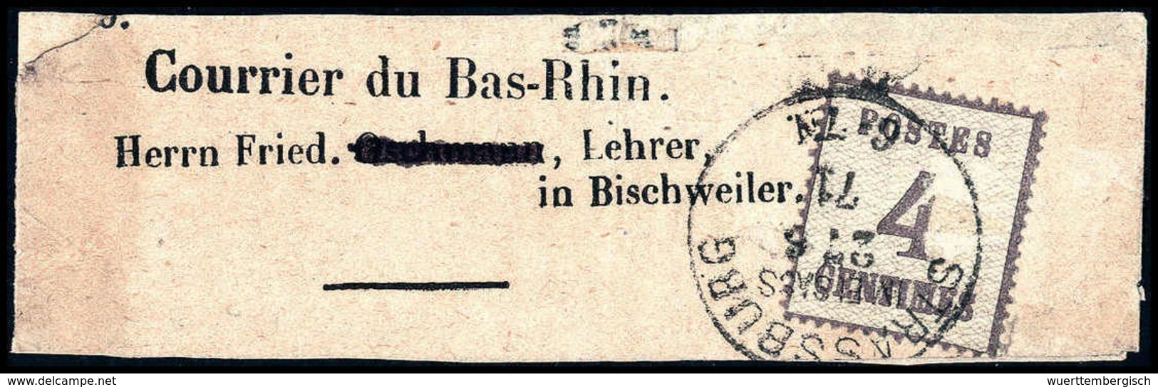 Beleg Altdeutschland NDP Elsass-Lothringen - Other & Unclassified