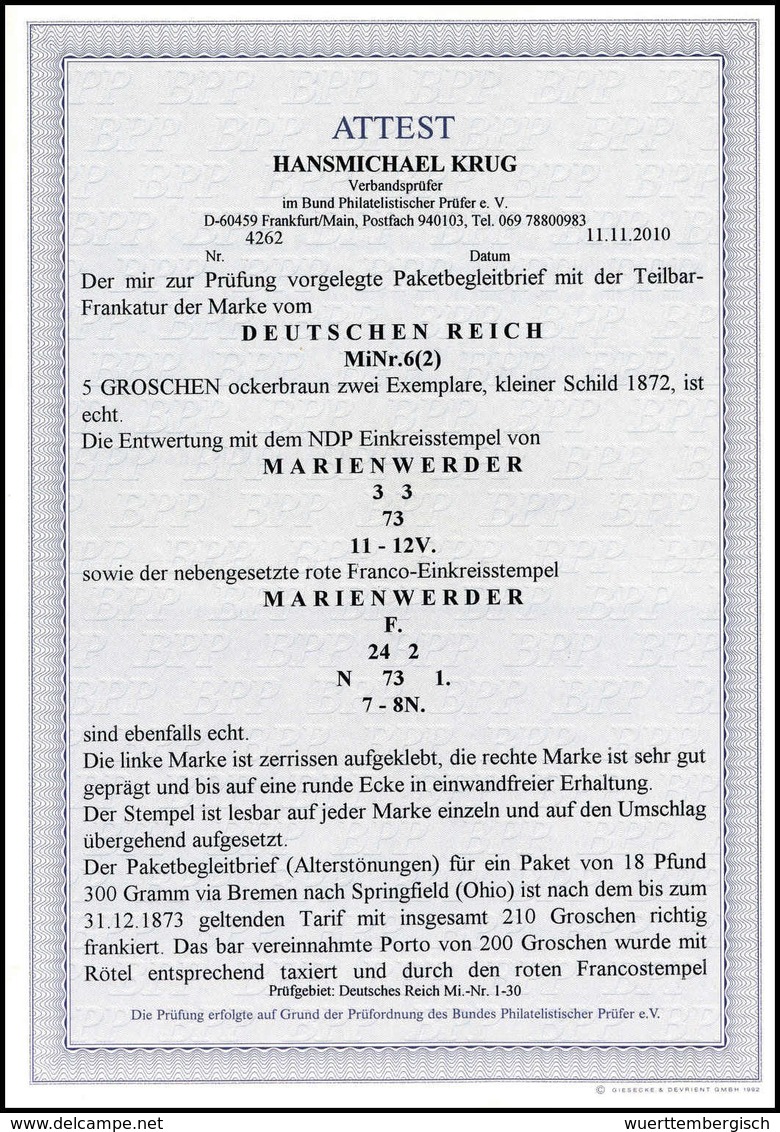 Beleg Deutsches Reich - Other & Unclassified