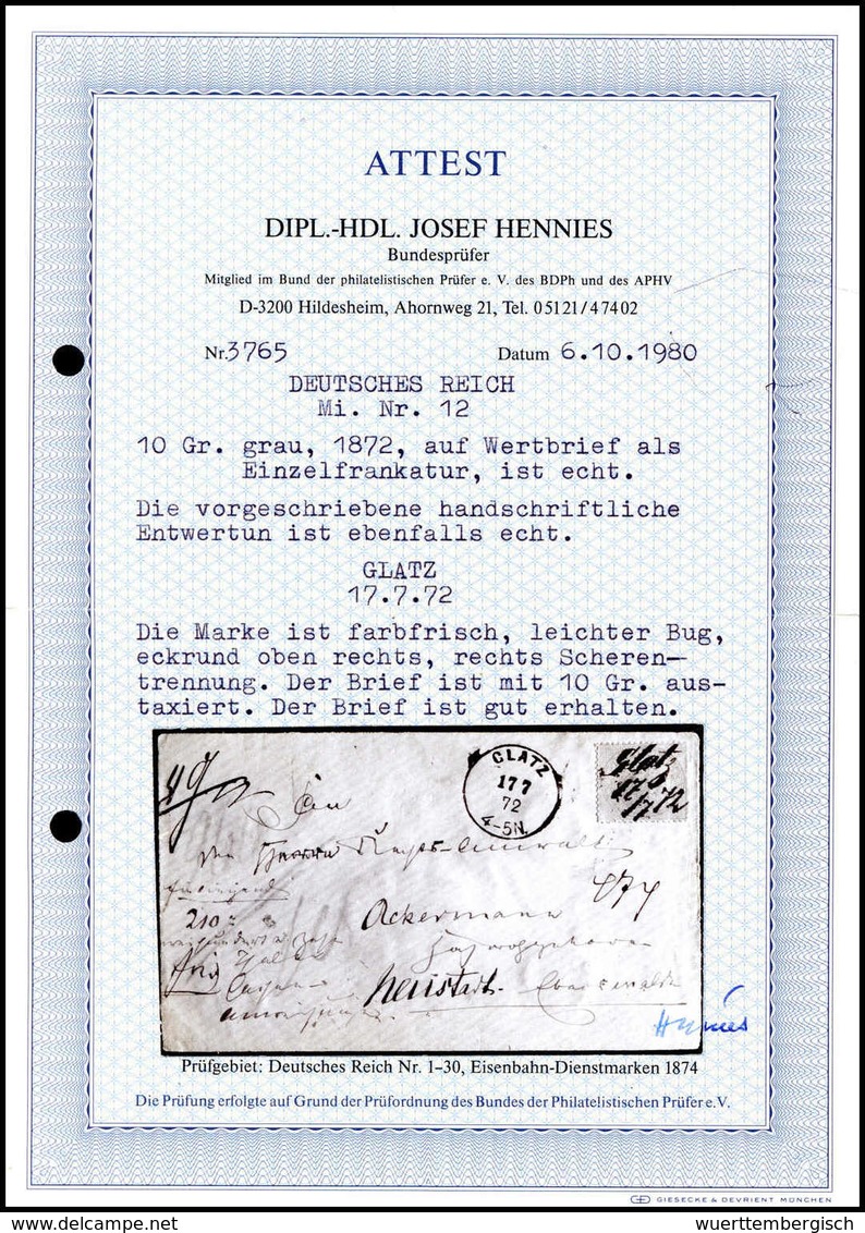 Beleg Deutsches Reich - Other & Unclassified