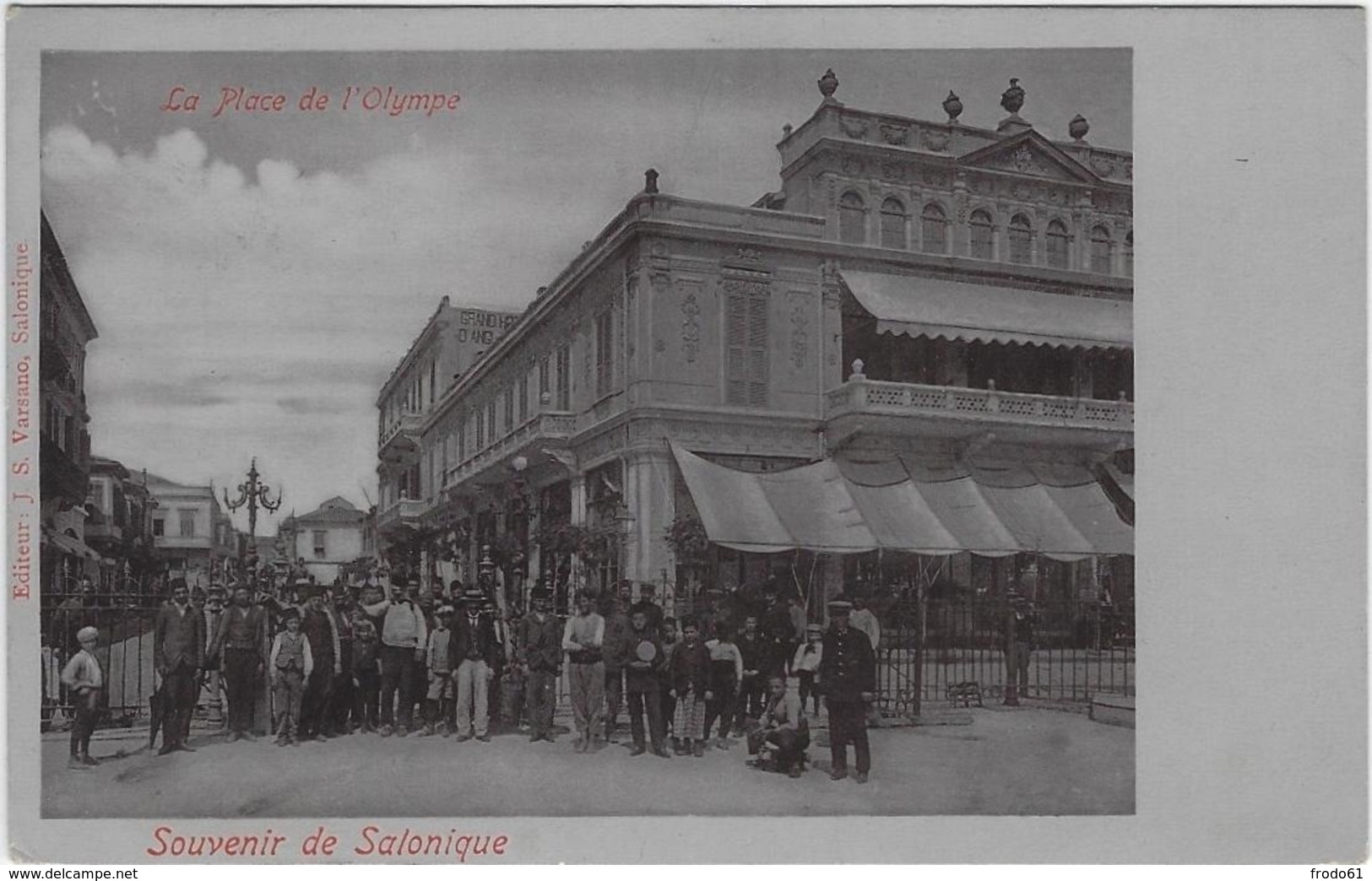 SALONIQUE, TURQUIE, 1905, LA PLACE DE L'OLYMPE - Turquie