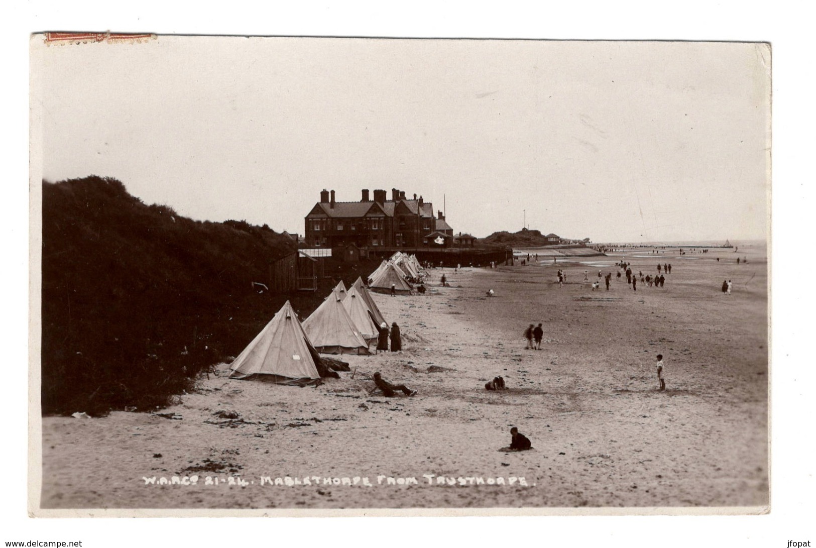 ANGLETERRE - Mablethorpe From Trusthorpe, Carte Photo - Other & Unclassified