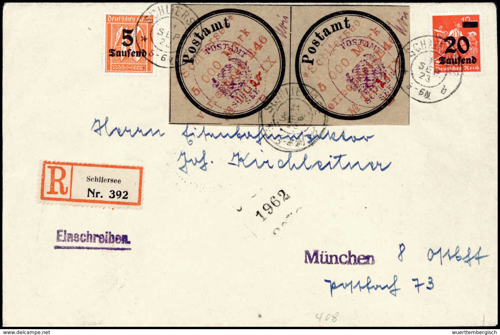 Beleg Deutsche Lokalausgabe 1918-23 - Other & Unclassified