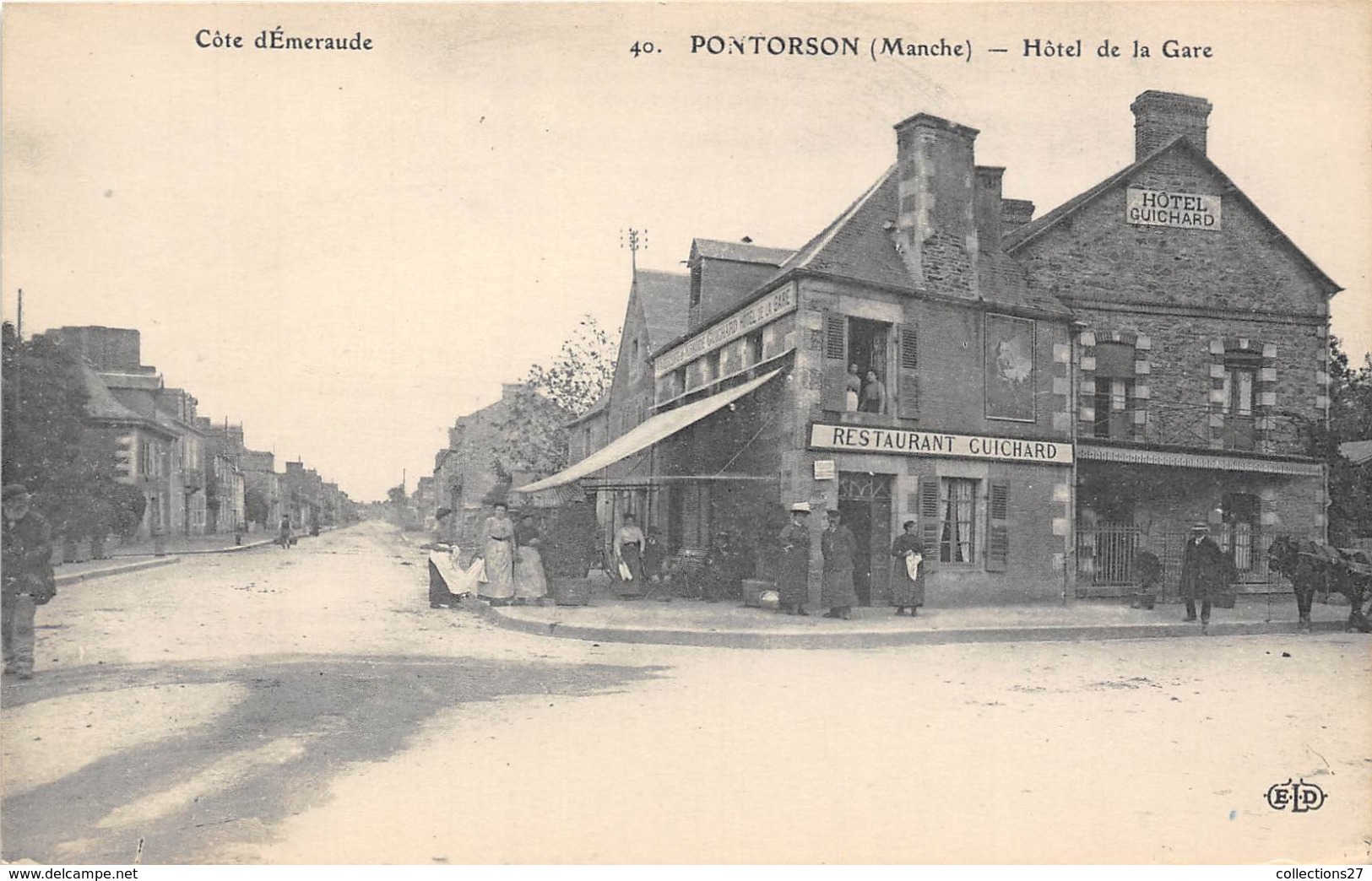 50-PONTORSON- HÔTEL DE LA GARE - Pontorson