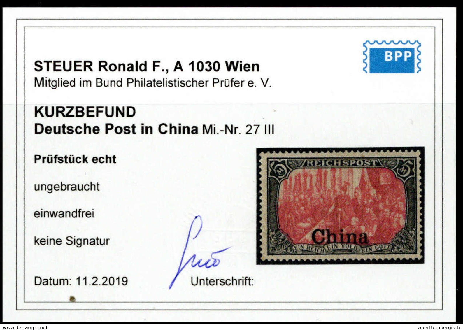 * Deutsche Auslandspost China - Other & Unclassified